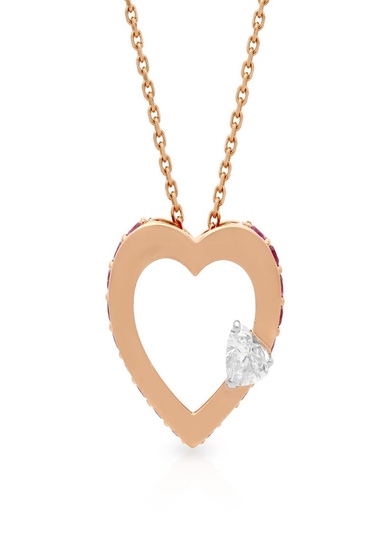 Malabar Gold and Diamonds 18 Karat 750 Purity Mine Diamond Pendant MPSOHTH002PN1 - Image 1